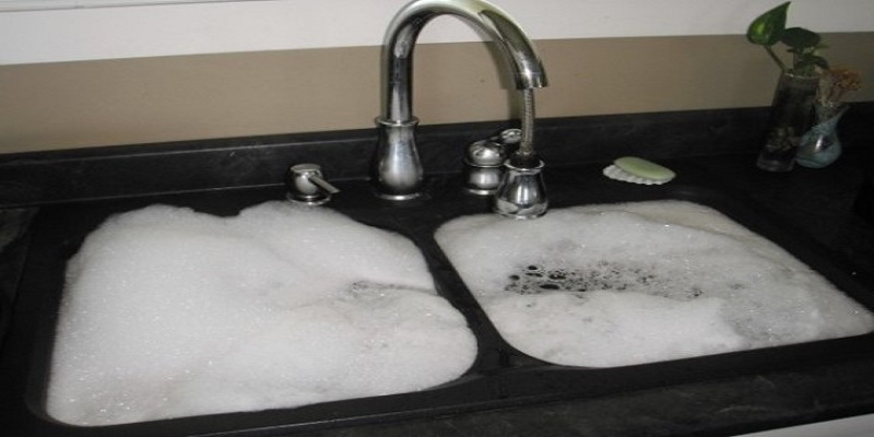 clogged kitchen sink diy