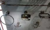 Complete Set Bathroom Accessories (Stainless)