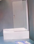 Bathtub with 6mm Shower (Half) Glass 