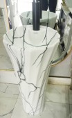 Ceramic Standing Basins For Bathrooms and Living Room