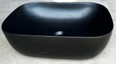 Ceramic Matt Black Wash Basin for Bathroom Counter tops